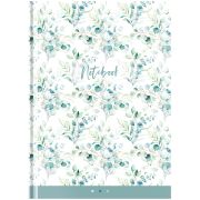 Бизнес-блокнот А4, 128л., OfficeSpace «Узор. Flower pattern», глянцевая ламинация