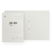 СКОРОСШИВАТЕЛЬ ДЕЛО БЕЛЫЙ DOLCE COSTO, 280 Г/М2, НЕМЕЛОВАННЫЙ КАРТОН