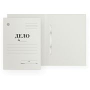 СКОРОСШИВАТЕЛЬ ДЕЛО БЕЛЫЙ DOLCE COSTO, 440 Г/М2, НЕМЕЛОВАННЫЙ КАРТОН