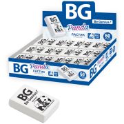 Ластик BG «Panda», прямоугольный, термопластичная резина, ассорти, 27*19*9мм