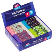 Ластик ArtSpace «Have Fun», прямоугольный, ЭКО-ПВХ, 60*15*10мм