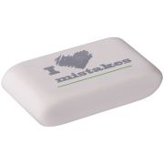 Ластик Berlingo «I love mistakes», прямоугольный, натуральный каучук, 40*24*10мм