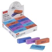 ER 087078 Ластик из термопластичной резины Hatber Daily Color прямоугольный 50х19х8мм комбинированны
