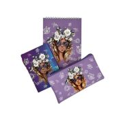 НАБОР ПОДАРОЧНЫЙ LAMARK «ЦВЕТОЧНОЕ НАСТРОЕНИЕ»: СКЕТЧБУК, БЛОКНОТ С РУЧКОЙ, КОСМЕТИЧКА