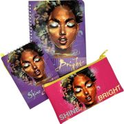 НАБОР ПОДАРОЧНЫЙ LAMARK «МУЛАТКА»: ТЕТРАДЬ, БЛОКНОТ С РУЧКОЙ, КОСМЕТИЧКА