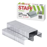 Скобы для степлера №24/6, 1000 штук, STAFF «EVERYDAY», до 30 листов