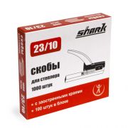 Скобы для степлера Shark, 23/10, 1000шт. в упаковке
