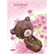 Бизнес-блокнот А6 160л. ЛАЙТ Hatber «Мишка»