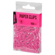 Berlingo Скрепки 28 мм  (100 шт.) розовый