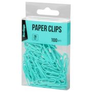 Berlingo Скрепки 28 мм  (100 шт.) бирюзовый