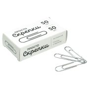 Скрепки 50мм, Globus 50шт, карт. упаковка