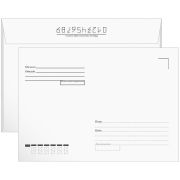 Конверт C5, Ряжская печатная фабрика, 162*229мм, с подсказом, б/окна, отр. лента