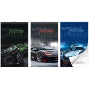 БЛОКНОТ НА СКОБЕ LAMARK СЕРИЯ «SPEED RACER», А6, 30 Л., 102Х162 ММ, КЛЕТКА