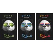 БЛОКНОТ НА СКОБЕ LAMARK СЕРИЯ «PANDA», А6, 30 Л., 102Х162 ММ, КЛЕТКА