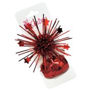 Бант Цветок, металлизированный, 11,5см + лента 10м, набор