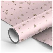Упаковочная бумага глянц. 70*100см, MESHU «Stars», 90г/м2