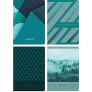 БЛОКНОТ НА СКОБЕ LAMARK СЕРИЯ «ФАКТУРНАЯ БИРЮЗА», А6, 30 Л., 102Х162 ММ, КЛЕТКА