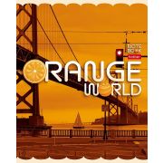 Тетрадь 96л А5ф клетка 60-65г/кв.м на скобе мат.ламин. серия -Оранжевый мир-