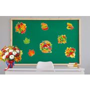 Открытка для украшения на скотче «Золотая осень» (8 деталей)