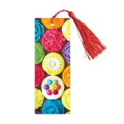 Закладка для книг 3D с линейкой, 150*55мм, ArtSpace «Cookies», декоративный шнурок