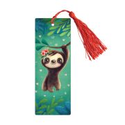 Закладка для книг 3D с линейкой, 150*55мм, ArtSpace «Sloth», декоративный шнурок