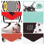 Конверт для денег MESHU «Funny cats» 85*164мм, матовая ламинация, 4 дизайна