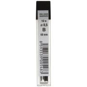 Грифели запасные 0,5 мм, B, KOH-I-NOOR, КОМПЛЕКТ 12 шт.,