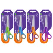 Ножницы Berlingo «Fuze» 17,7см, эргономичные ручки, ассорти, европодвес