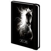 Ежедневник датированный 2026 с резинкой 145х203 мм, А5, BRAUBERG, твердый, «Символ года», 117335