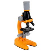 Микроскоп с подсветкой, 30 предметов, в т.ч. набор из 12 микропрепаратов в подарок, увеличение 100х,