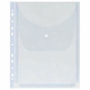 Папка-файл с перфорацией 1 штука с кнопкой БОЛЬШОЙ ВМЕСТИМОСТИ до 250 л., ПВХ 180 мкм, BRAUBERG, 271