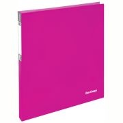 Папка на 2 кольцах Berlingo «Neon», 25мм, 700мкм, неоновая розовая
