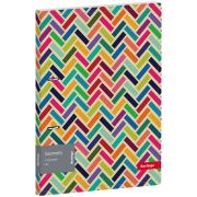 Папка на 2 кольцах Berlingo «Geometry», 24мм, 600мкм, D-кольца, с внутр. карманом, с рисунком