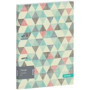 Папка на 2 кольцах Berlingo «Triangle», 24мм, 600мкм, D-кольца, с внутр. карманом, с рисунком