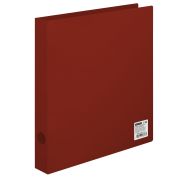 Папка на 2 кольцах OfficeSpace, 40мм, 500мкм, красная