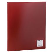 Папка на 2 кольцах OfficeSpace, 25мм, 500мкм, красная
