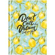 Бизнес-блокнот А5, 80л., OfficeSpace «Стиль. Bright lemons», матовая ламинация