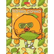 Записная книжка 80л А6ф клетка тв.переплет глянц. ламин. -Точно сочно-