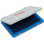 Штемпельная подушка Berlingo, 120*90мм, синяя, пластиковая