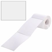 Этикетка ТермоЭко (100х150 мм), 300 этикеток в ролике, прозрачная подложка, светостойкость до 2 месяцев