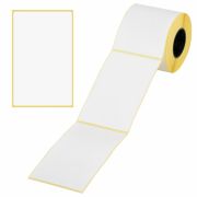 Этикетка ТермоЭко (75х120 мм), 300 этикеток в ролике, светостойкость до 2 месяцев