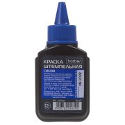 Краска Штемпельная Hatber на водной основе в пластиковом флаконе 45гр Синяя