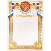 Грамота премиум с госсимволикой