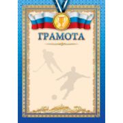 Грамота стандарт спортивная с госсимволикой