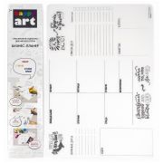 Бизнес-планер HappyLine, прозрачный, 48*34см, стираемая поверхность