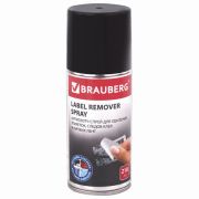 Антискотч спрей для удаления этикеток, следов клея и липких лент, BRAUBERG MAX, 210 мл