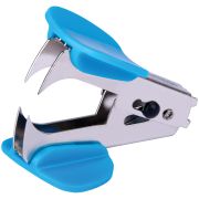 Антистеплер Berlingo «Blitz», с фиксатором, голубой