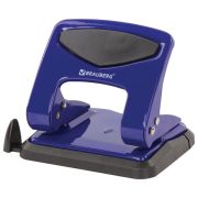 Дырокол металлический BRAUBERG «PN-150M», до 35 листов, синий