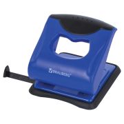 Дырокол BRAUBERG «JET PRO», до 30 листов, сине-черный