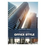 Ежедневник недатированный А5, 80 листов, твёрдая обложка, глянцевая ламинация, «ОФИС. Коллаж», блок офсет